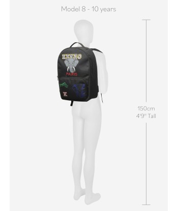 KENZO Kids Logo Backpack in Grey destockage