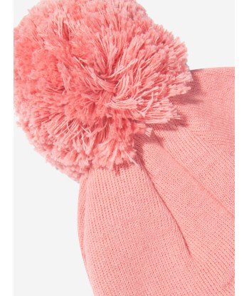 KENZO Girls Kotora Beanie Hat in Pink Faites des économies