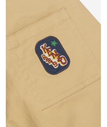 KENZO Kids Loose Fit Trousers in Beige france