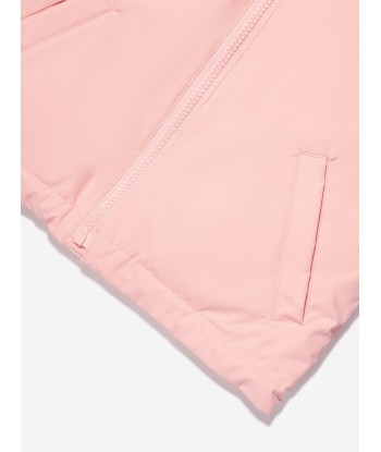 KENZO Girls Down Padded Gilet in Pink ouvre sa boutique