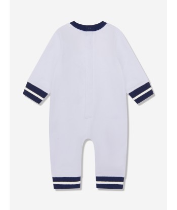 KENZO Baby Boys Logo Romper in Blue Venez découvrir notre 