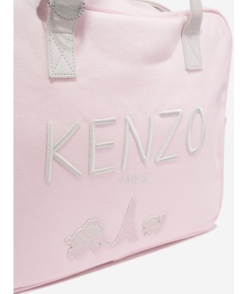 KENZO Baby Girls Logo Changing Bag in Pink en linge