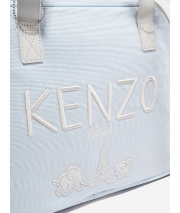 KENZO Baby Logo Changing Bag in Blue 2023