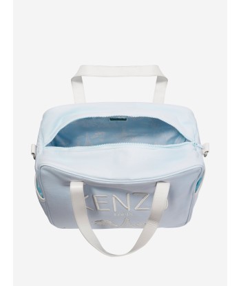 KENZO Baby Logo Changing Bag in Blue 2023