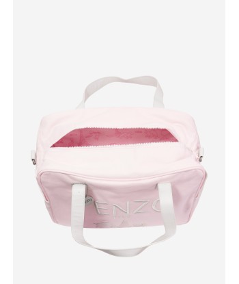 KENZO Baby Girls Logo Changing Bag in Pink en linge