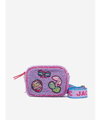 MARC JACOBS Girls Faux Shearling Shoulder Bag in Multicolour Paris Déstockage Promo