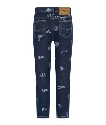 Ralph Lauren Boys Blue Denim Logo Print Jeans 2 - 3 jours ouvrés.