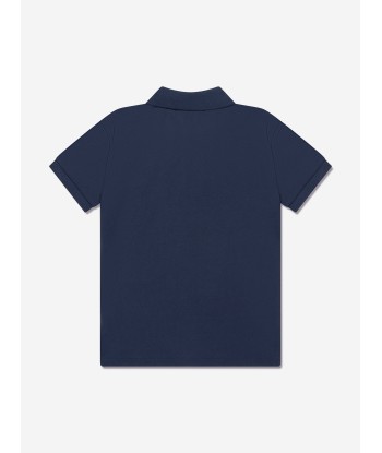 Ralph Lauren Boys Navy Custom Fit Polo Top de votre