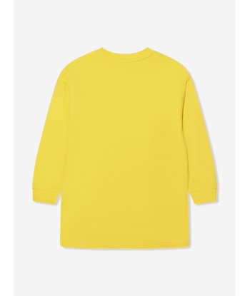 MARC JACOBS Girls Pocket Sweater Dress in Yellow le concept de la Pate a emporter 