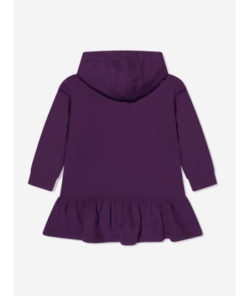 MARC JACOBS Girls Hooded Sweater Dress in Purple Economisez 