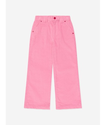 MARC JACOBS Girls Corduroy Flared Fit Trousers in Pink d'Europe débarque