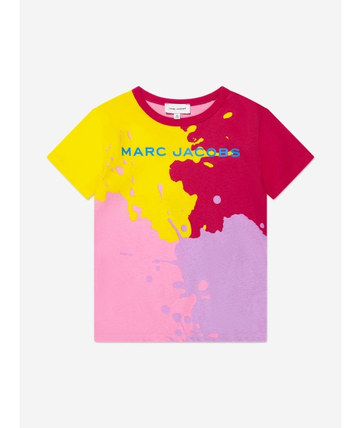 MARC JACOBS Girls Colourblock T-Shirt in Multicolour destockage