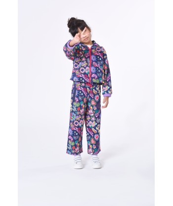 MARC JACOBS Girls Illustrated Zip Up Top in Multicolour pas cheres