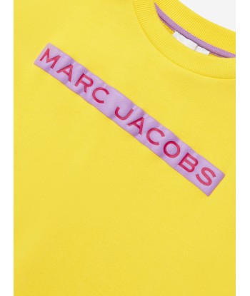 MARC JACOBS Girls Pocket Sweater Dress in Yellow le concept de la Pate a emporter 