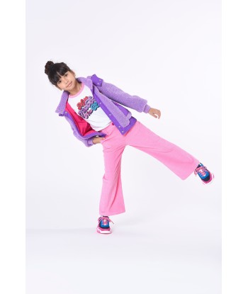 MARC JACOBS Girls Corduroy Flared Fit Trousers in Pink d'Europe débarque