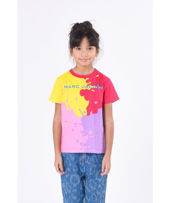 MARC JACOBS Girls Colourblock T-Shirt in Multicolour destockage