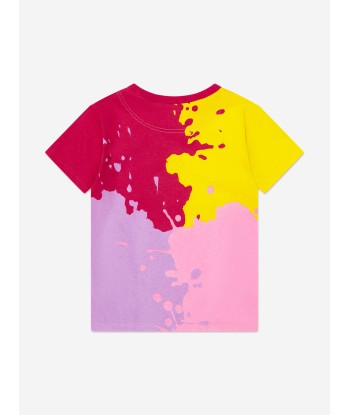 MARC JACOBS Girls Colourblock T-Shirt in Multicolour destockage