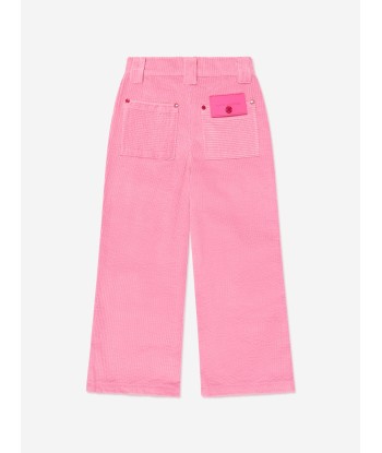 MARC JACOBS Girls Corduroy Flared Fit Trousers in Pink d'Europe débarque