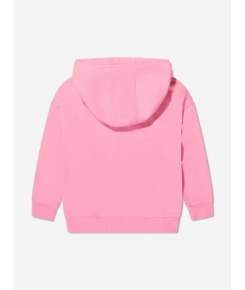 MARC JACOBS Girls Quilted Pocket Hoodie in Pink de pas cher