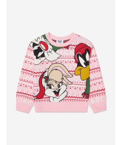 MARC JACOBS Girls Looney Tunes Jumper in Pink Les êtres humains sont 