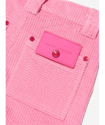 MARC JACOBS Girls Corduroy Flared Fit Trousers in Pink d'Europe débarque