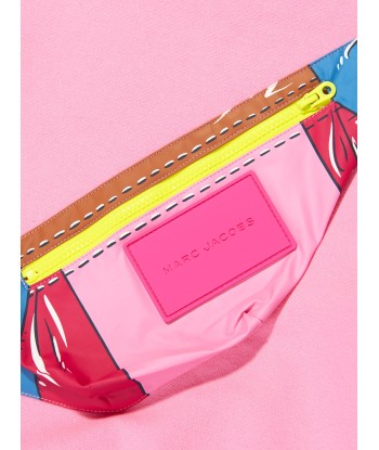 MARC JACOBS Girls Crossody Bag Sweatshirt in Pink Livraison rapide