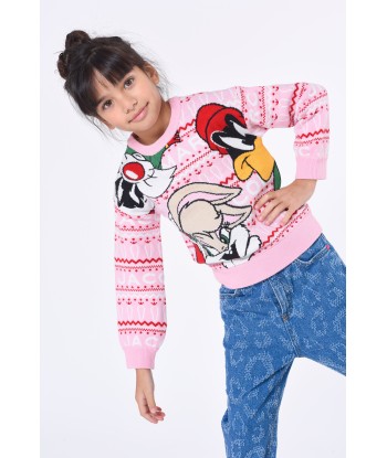 MARC JACOBS Girls Looney Tunes Jumper in Pink Les êtres humains sont 