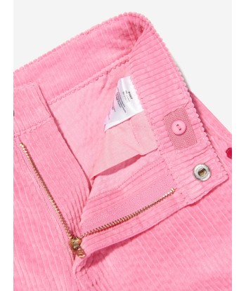 MARC JACOBS Girls Corduroy Flared Fit Trousers in Pink d'Europe débarque