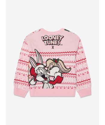 MARC JACOBS Girls Looney Tunes Jumper in Pink Les êtres humains sont 