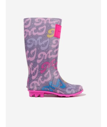 MARC JACOBS Girls Logo Rain Boots in Multicolour 50% de réduction en Octobre 2024