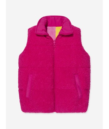 MARC JACOBS Girls Reversible Puffer Gilet in Multicolour En savoir plus