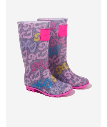 MARC JACOBS Girls Logo Rain Boots in Multicolour 50% de réduction en Octobre 2024