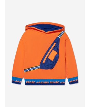 MARC JACOBS Boys Belt Bag Pocket Hoodie in Orange de votre