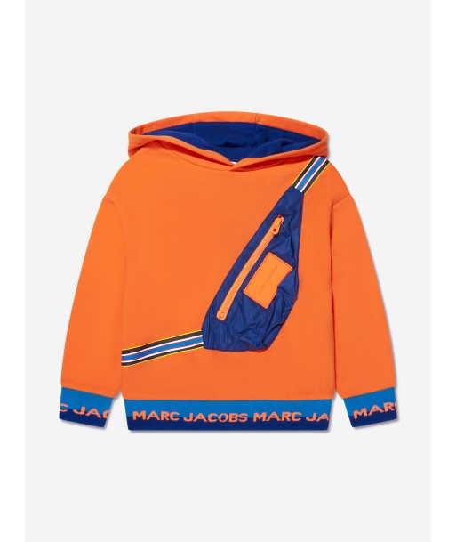 MARC JACOBS Boys Belt Bag Pocket Hoodie in Orange de votre