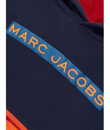 MARC JACOBS Boys Pocket Hoodie in Navy JUSQU'A -70%! 