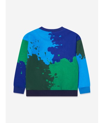 MARC JACOBS Boys Colourblock Sweatshirt in Blue chez Cornerstreet bien 