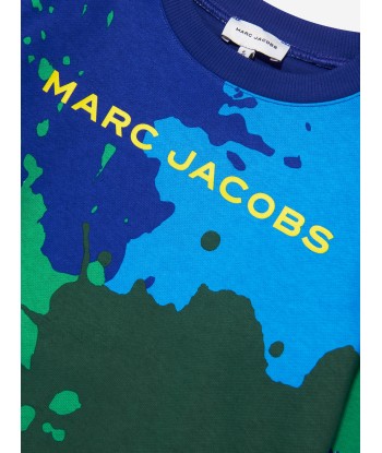 MARC JACOBS Boys Colourblock Sweatshirt in Blue chez Cornerstreet bien 