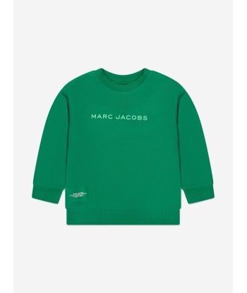 MARC JACOBS Kids Logo Sweatshirt in Green chez Cornerstreet bien 