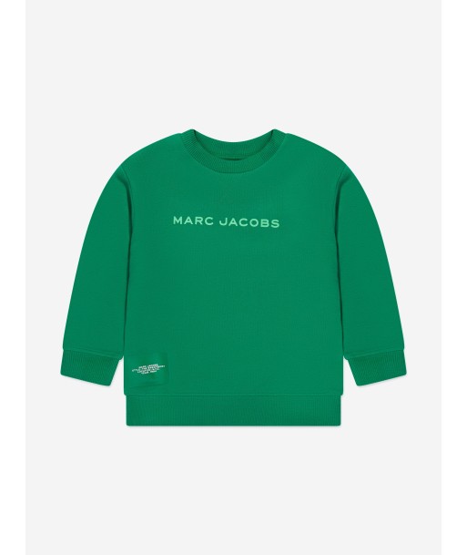 MARC JACOBS Kids Logo Sweatshirt in Green chez Cornerstreet bien 