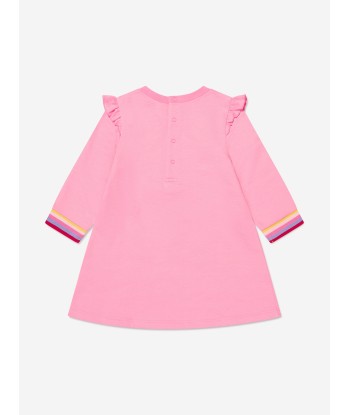 MARC JACOBS Baby Girls Bag Print Sweater Dress in Pink pas chere