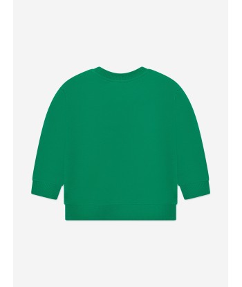 MARC JACOBS Kids Logo Sweatshirt in Green chez Cornerstreet bien 