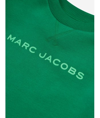 MARC JACOBS Kids Logo Sweatshirt in Green chez Cornerstreet bien 