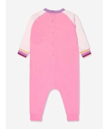 MARC JACOBS Baby Girls Glitter Logo Romper in Pink JUSQU'A -70%! 