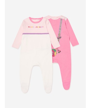 MARC JACOBS Baby Girls Babygrow Set in Pink Jusqu'à 80% De Réduction