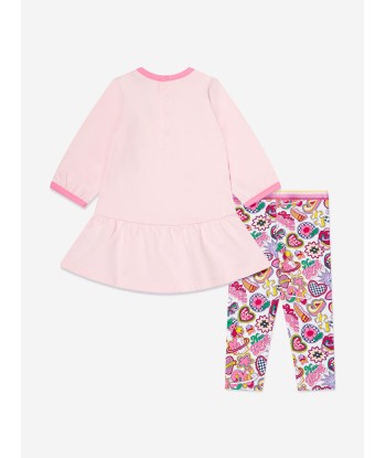 MARC JACOBS Baby Girls Dress And Leggings Set in Pink Voir les baskets