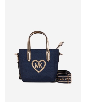 Michael Kors Girls Logo Handle Bag in Navy une grave pollution 