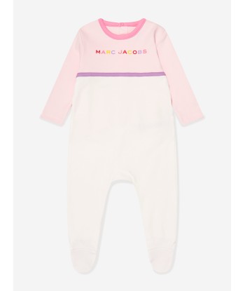 MARC JACOBS Baby Girls Babygrow Set in Pink Jusqu'à 80% De Réduction