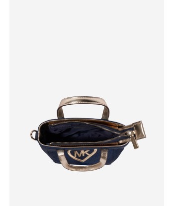 Michael Kors Girls Logo Handle Bag in Navy une grave pollution 