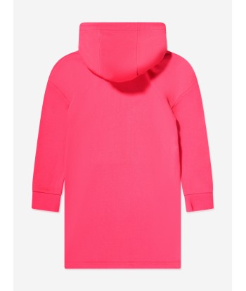 Michael Kors Girls Hooded Sweater Dress in Pink store