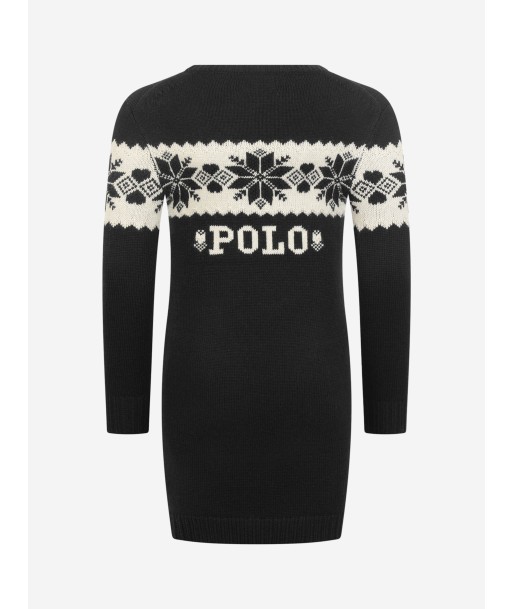 Ralph Lauren Girls Knitted Snowflake Dress Livraison rapide